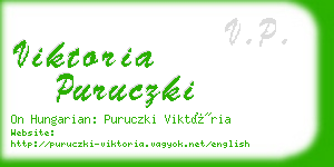 viktoria puruczki business card